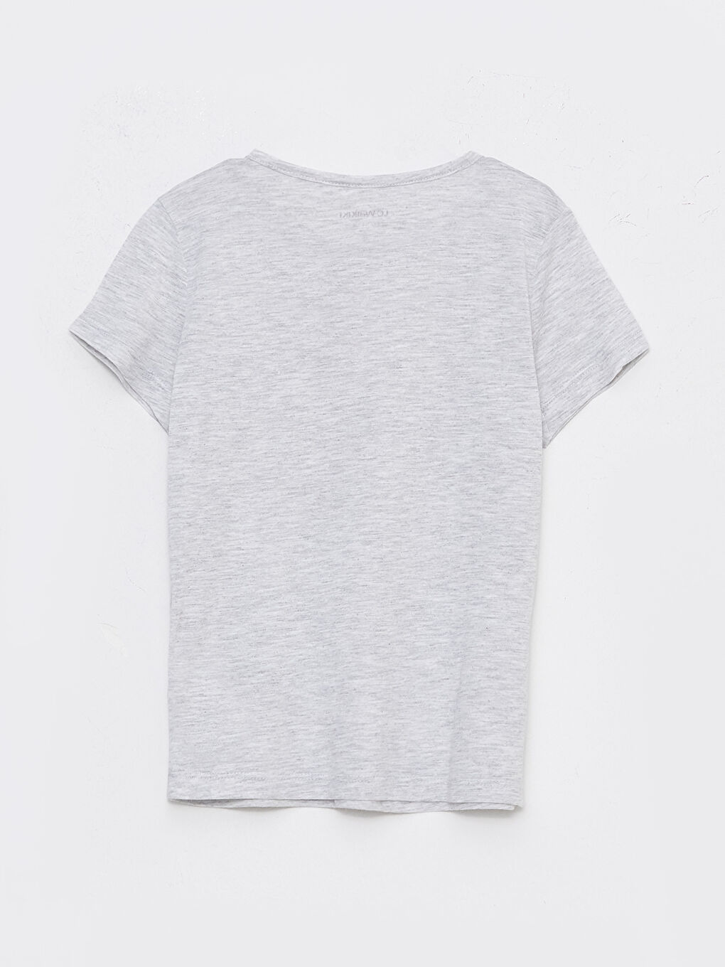 Crew Neck Printed Short Sleeve Girls' T-Shirt-1