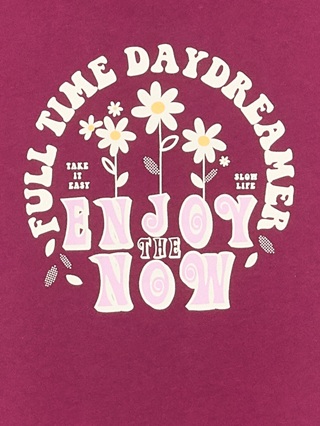 Crew Neck Printed Short Sleeve Girls' T-Shirt-2