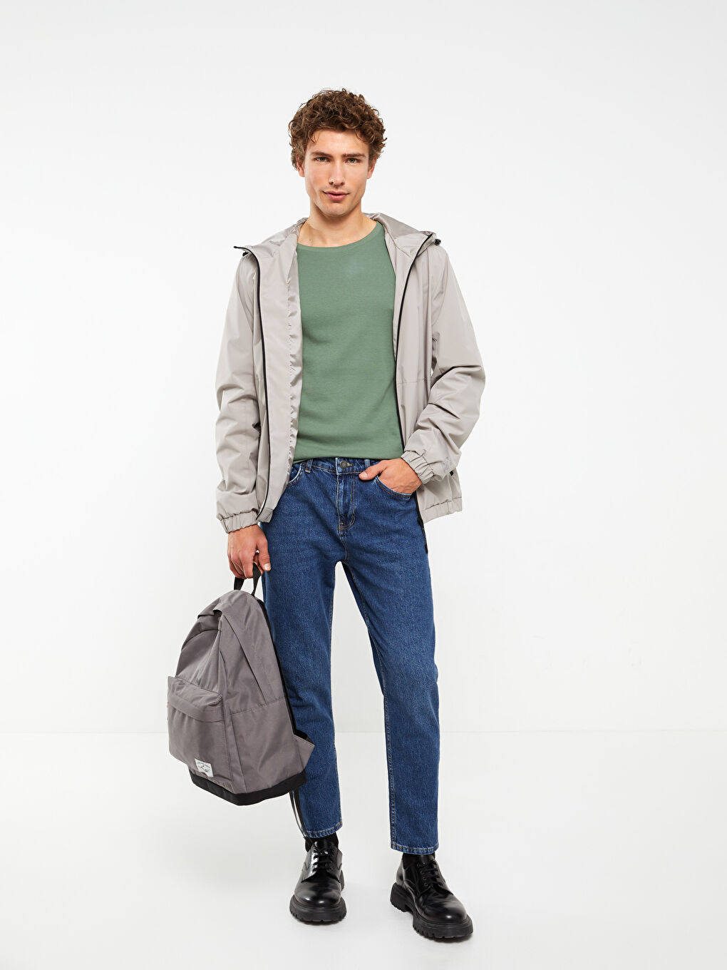 Подробный Мужской Рюкзак-1