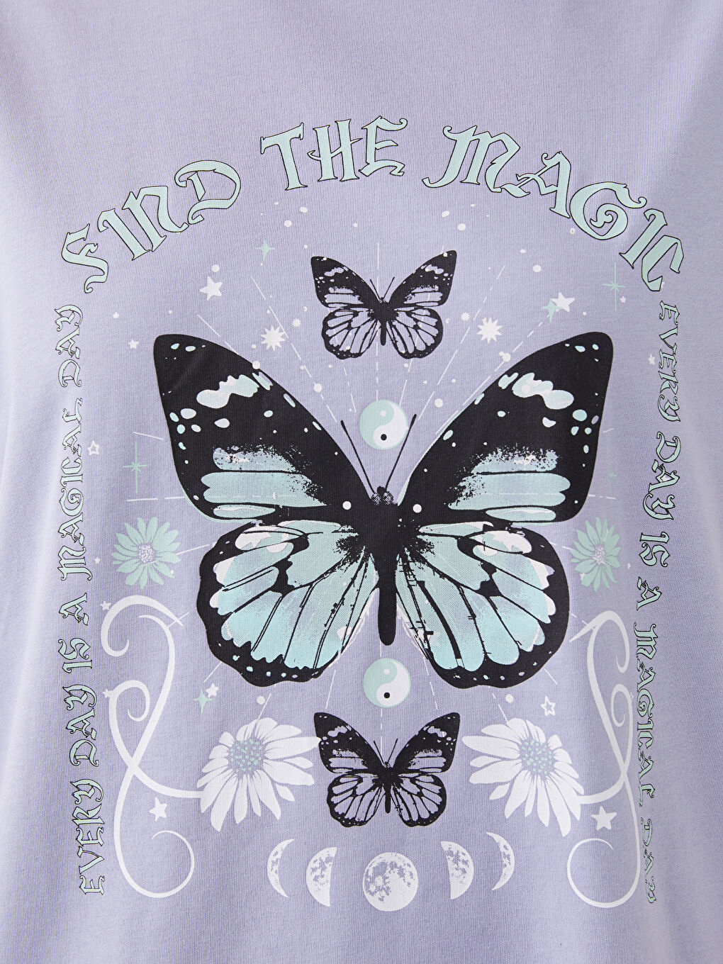 LCW Vision Crew Neck Printed Short Sleeve Women's T-Shirt -S3CN93Z8-FHU