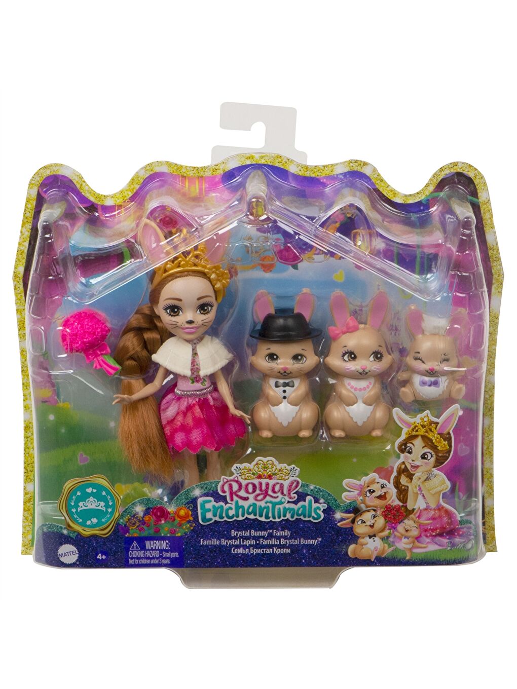 LCW ACCESSORIES Rabbit Brystal Family Girl Child Toy Set -S3CO08Z4-QBC