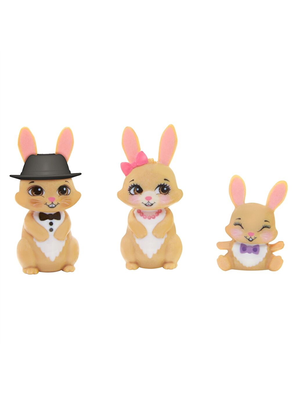 LCW ACCESSORIES Rabbit Brystal Family Girl Child Toy Set -S3CO08Z4-QBC
