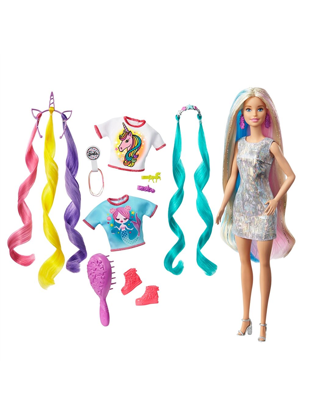 Saçı Değişen Kız Çocuk Oyuncak Bebek-2