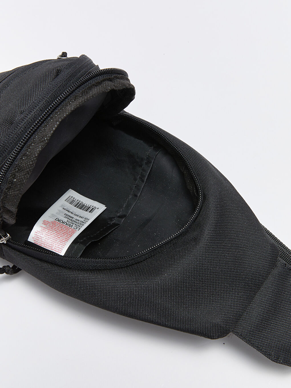 Siyah Düz Erkek Göğüs Çantası-4