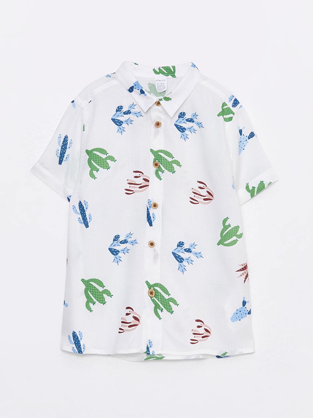 Short Sleeve Printed Baby Boys' Shirt