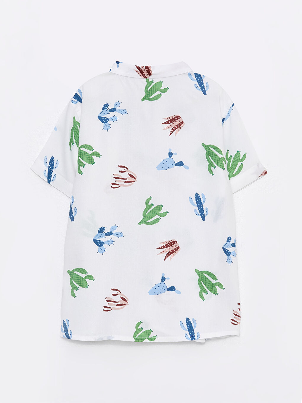Short Sleeve Printed Baby Boys' Shirt-1