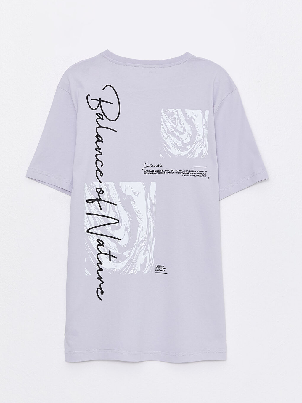 تيشيرت رجالي ياقة دائرية كم قصير مطبوع قطن ممشط-6