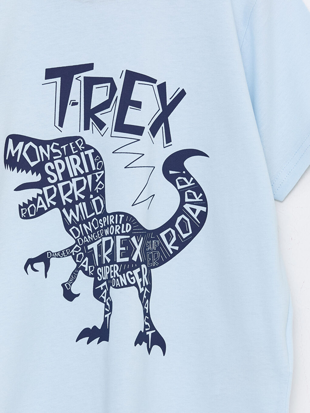 Crew Neck Printed Short Sleeve Boys' Shorts Pyjama Set-3