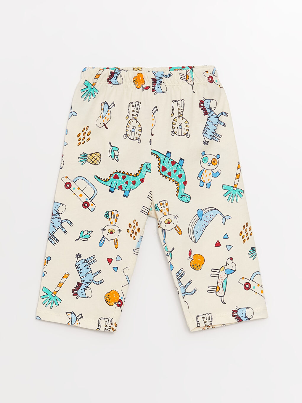 Set de pijamale pentru bebeluși băieți cu guler rotund, imprimat, pachet de 2-4