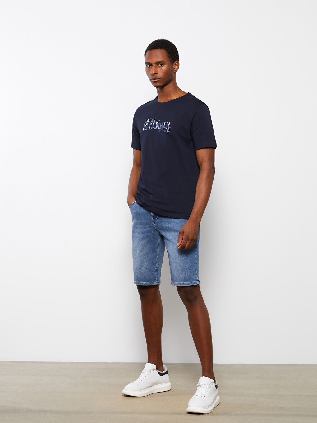 Футболка Мужская с Круглым Вырезом, Коротким Рукавом, С Принтом, Из Гребенного Хлопка-2