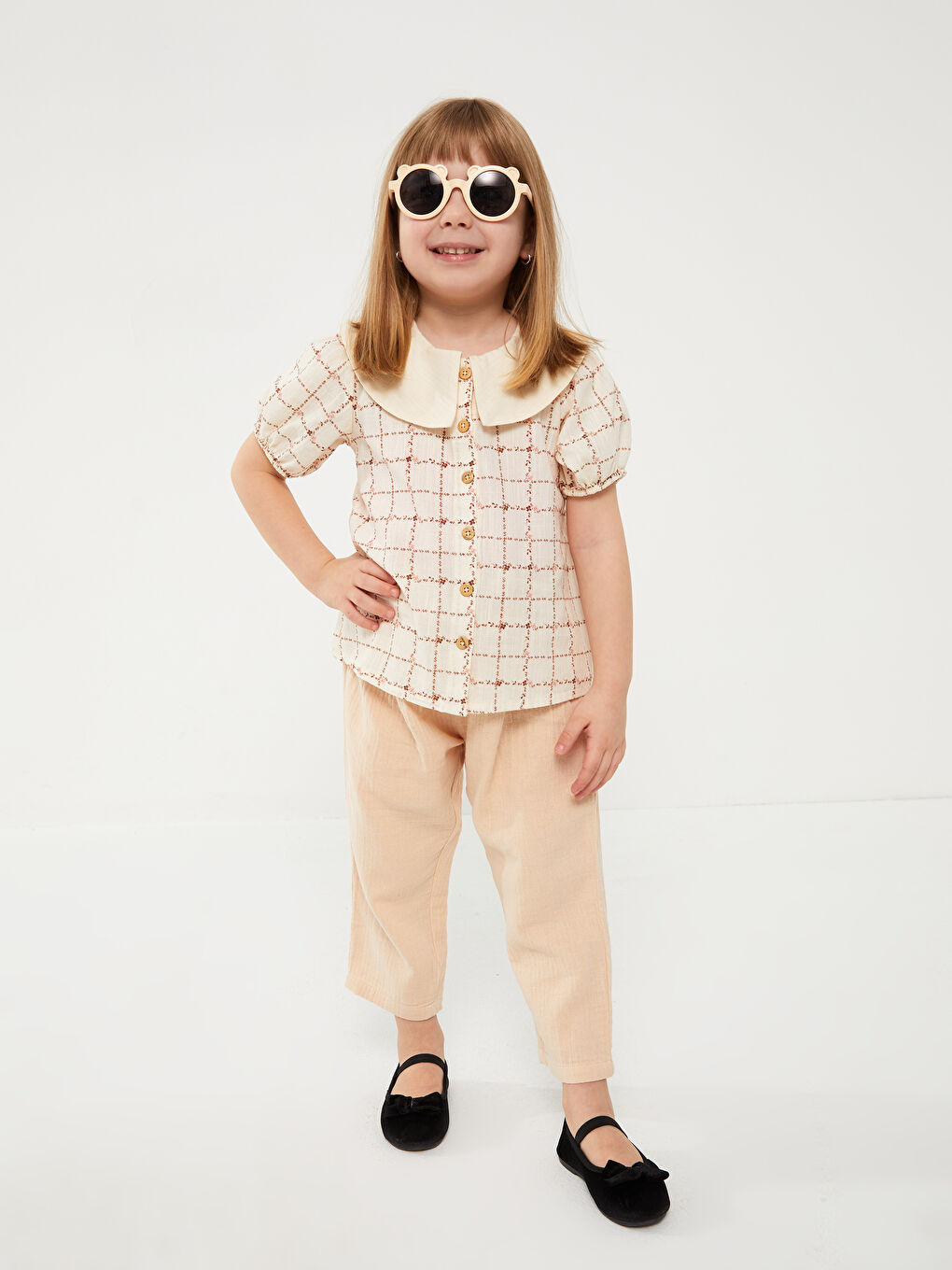 ბეისიკ ბეიბი გოგოს შარვალი-1