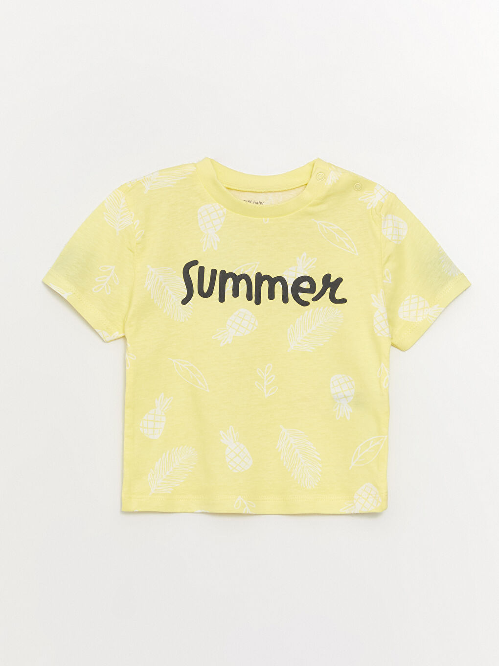 Tricou cu Mânecă Scurtă Imprimat și Pantaloni Scurți pentru Bebeluși Băieți Set 2 Piese-1