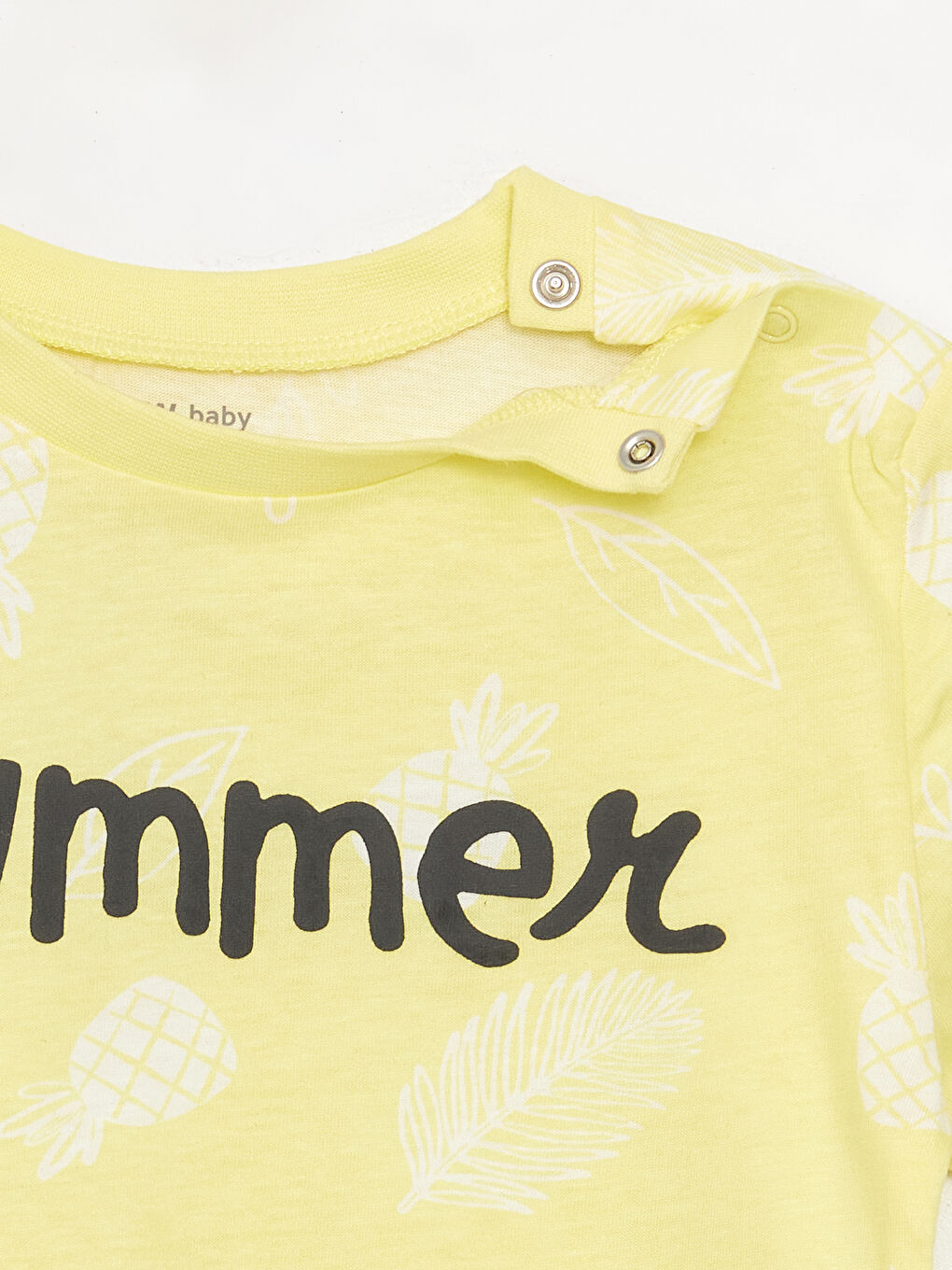 Tricou cu Mânecă Scurtă Imprimat și Pantaloni Scurți pentru Bebeluși Băieți Set 2 Piese-3