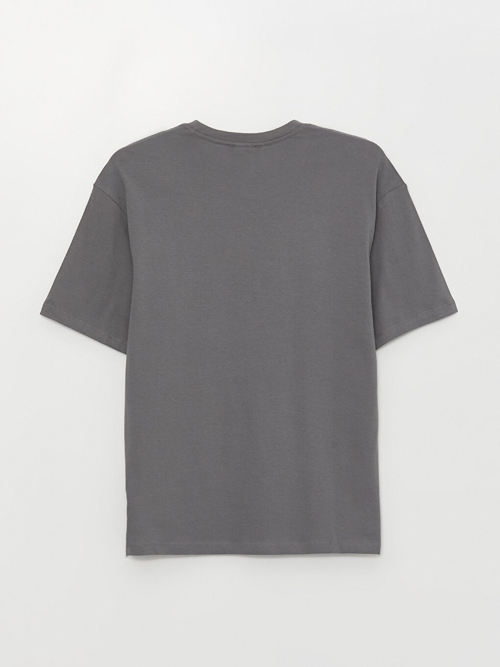 تيشيرت رجالي ياقة دائرية كم قصير مطبوع قطن ممشط-6