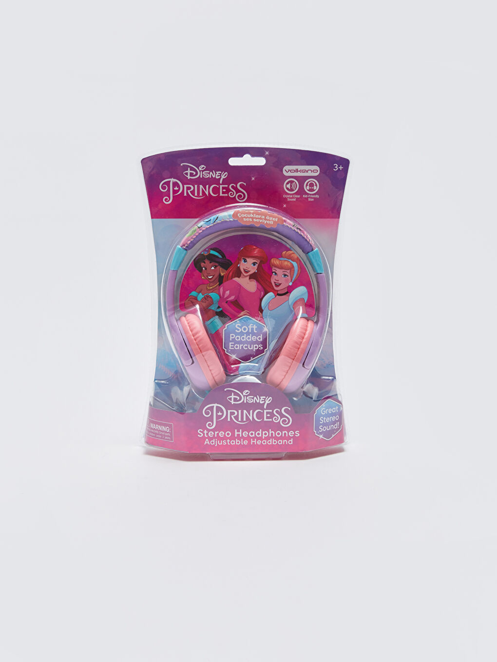 Prenses Lisanslı Kız Çocuk Kulak Üstü Kulaklık