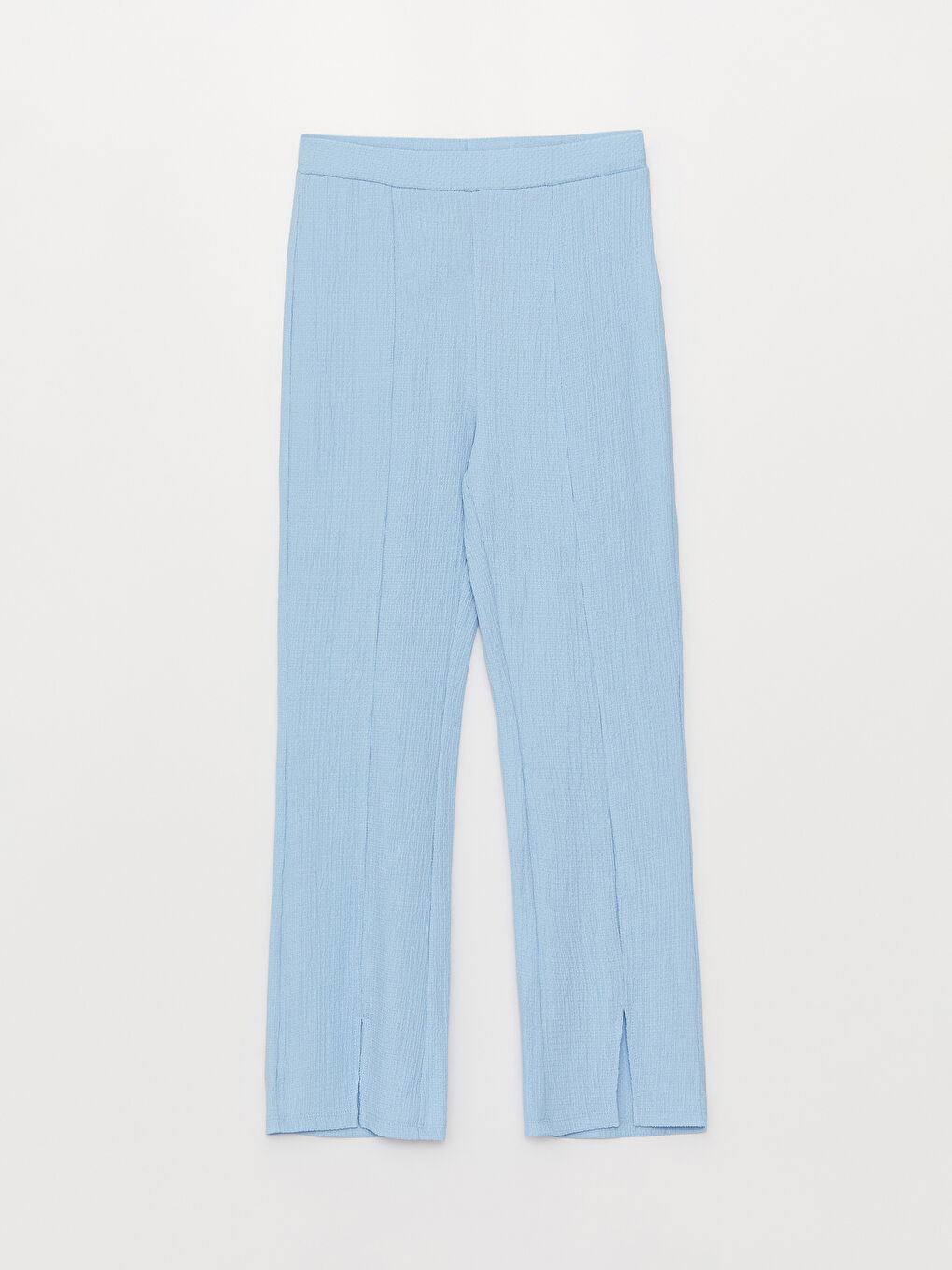 Girls' Basic Trousers with Elastic Waist