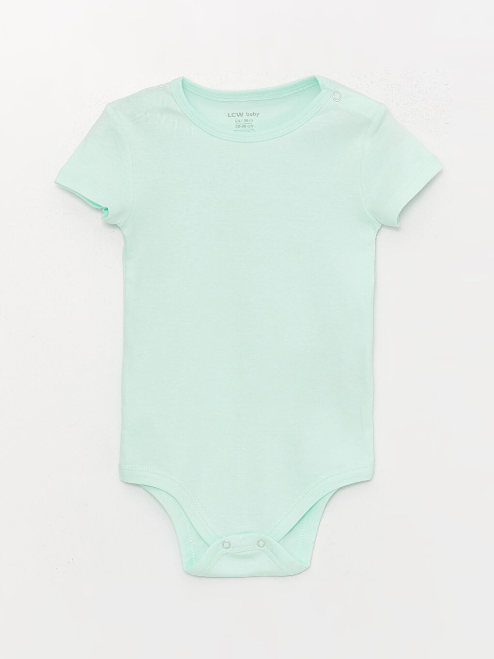 Turkuaz Bisiklet Yaka Kısa Kollu Erkek Bebek Çıtçıtlı Body 3'lü-1
