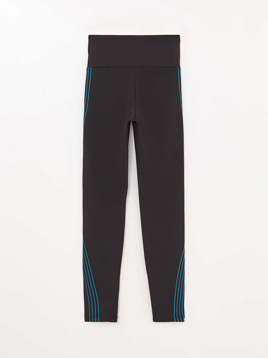Women's Elastic Waist Striped Sport Leggings -S3CR17Z8-CVL