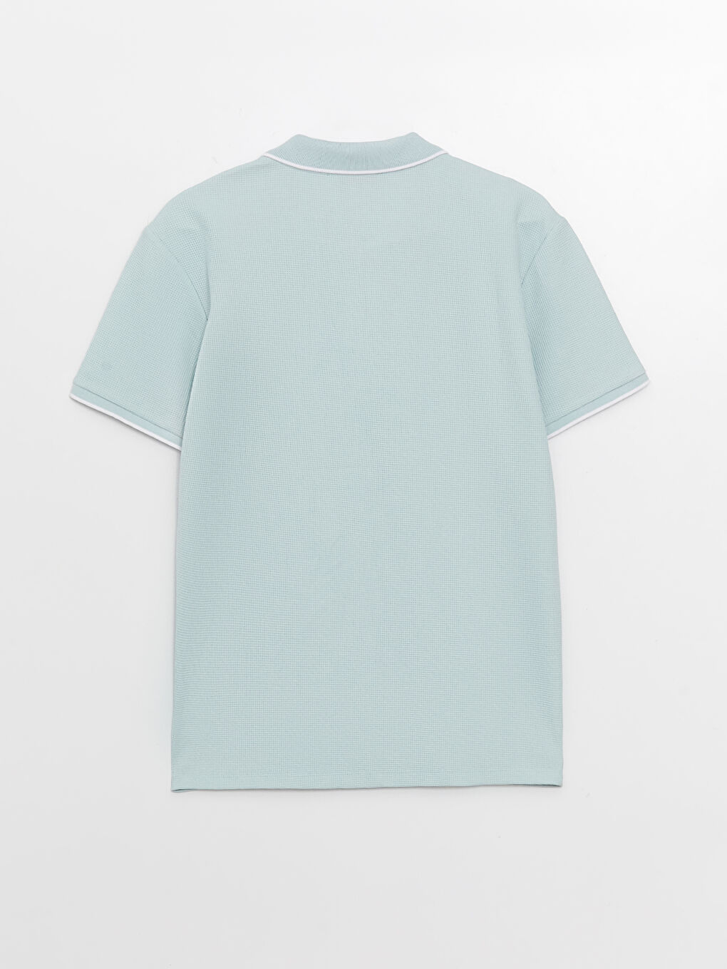 Turkuaz Polo Yaka Kısa Kollu Erkek Tişört-6