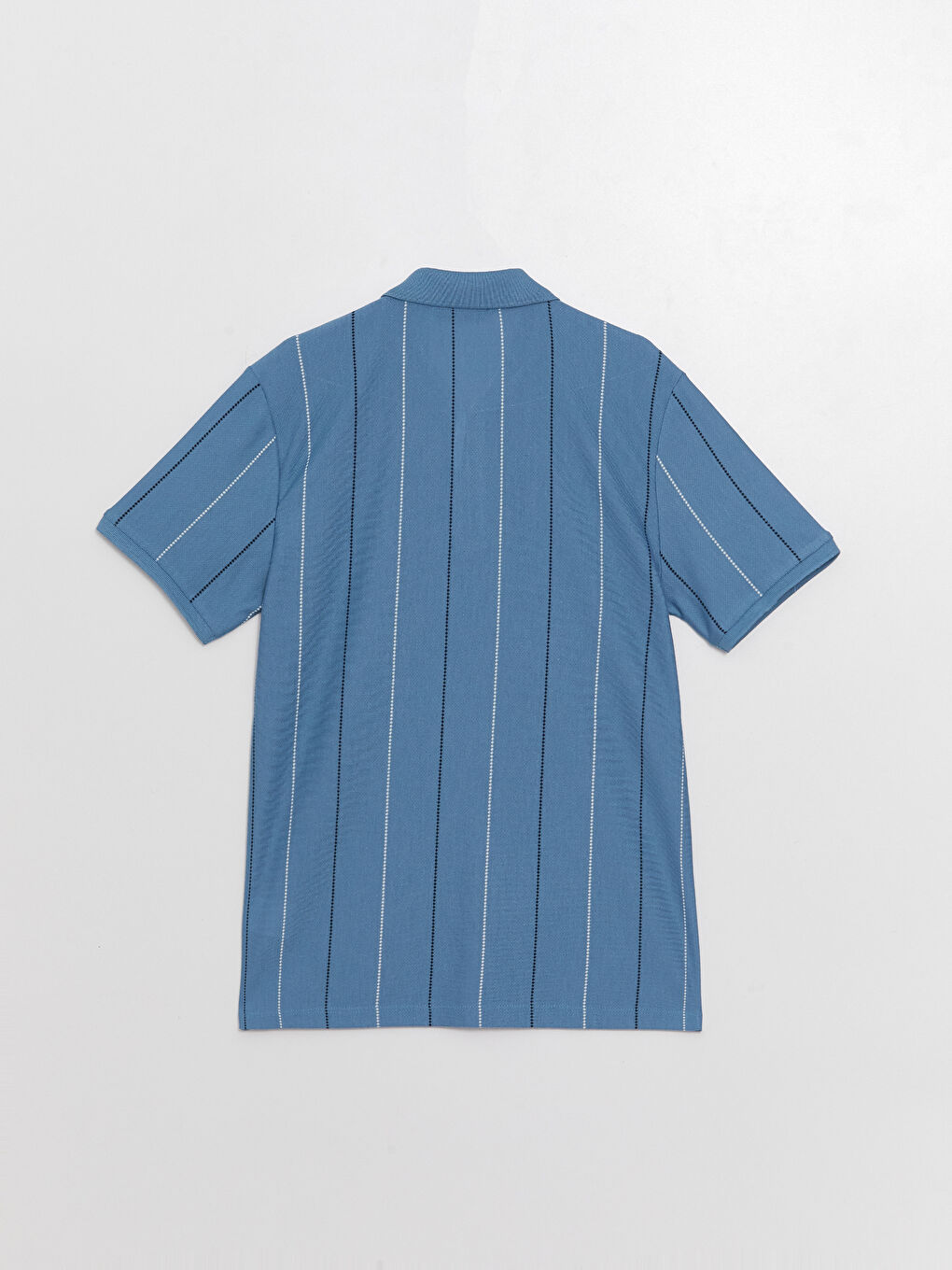 Tricou cu Guler Polo, Mânecă Scurtă, Vărgat, pentru Bărbați-6