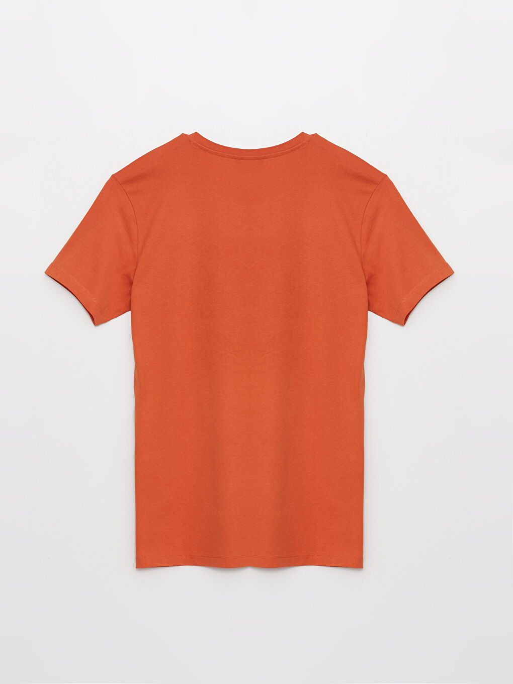 Crew Neck Short Sleeve Printed Combed Cotton Men's T-shirt-6