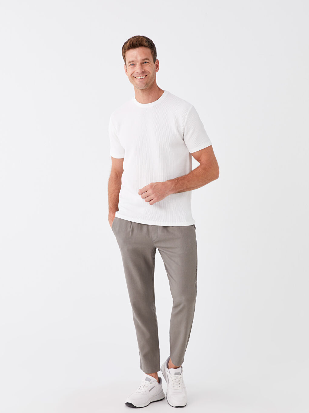 Haki Slim Fit Erkek Pantolon