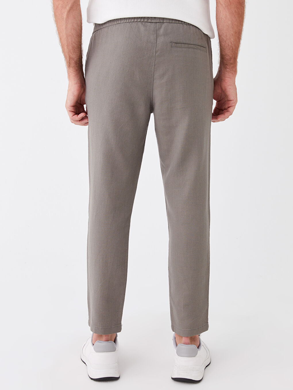 Haki Slim Fit Erkek Pantolon-4