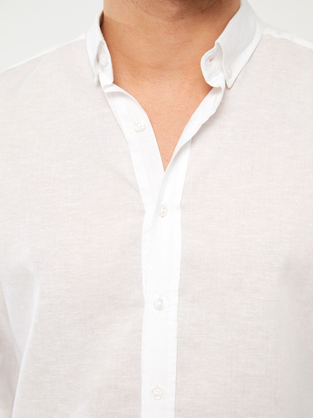 SOUTHBLUE Regular Fit Long Sleeve Linen Blended-Blend Men's Shirt -S3CR54Z8-R9J