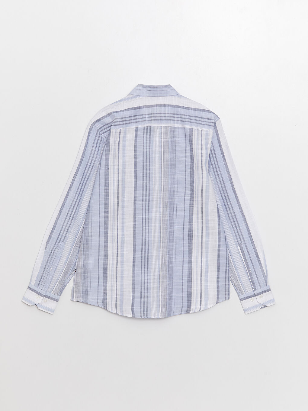 Mavi Regular Fit Uzun Kollu Çizgili Poplin Erkek Gömlek-9