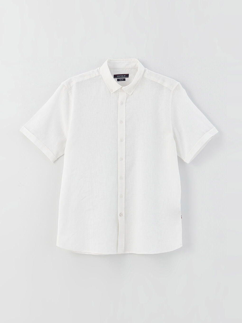 قميص رجالي بكم قصير بقصة عادية-5