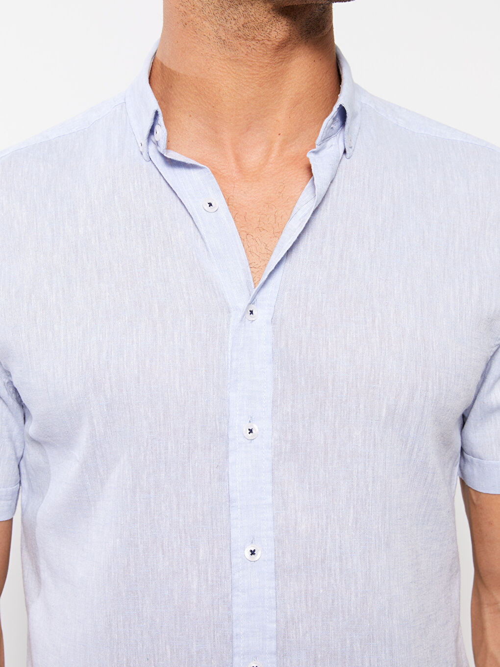 Regular Fit Short Sleeve Men's Shirt-3