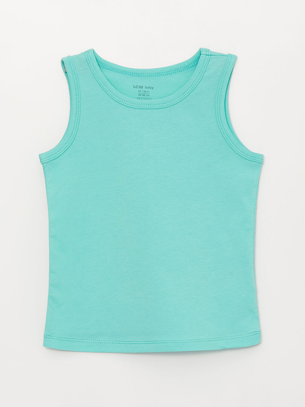 Ekru Bisiklet Yaka Erkek Bebek Atlet 3'lü-2