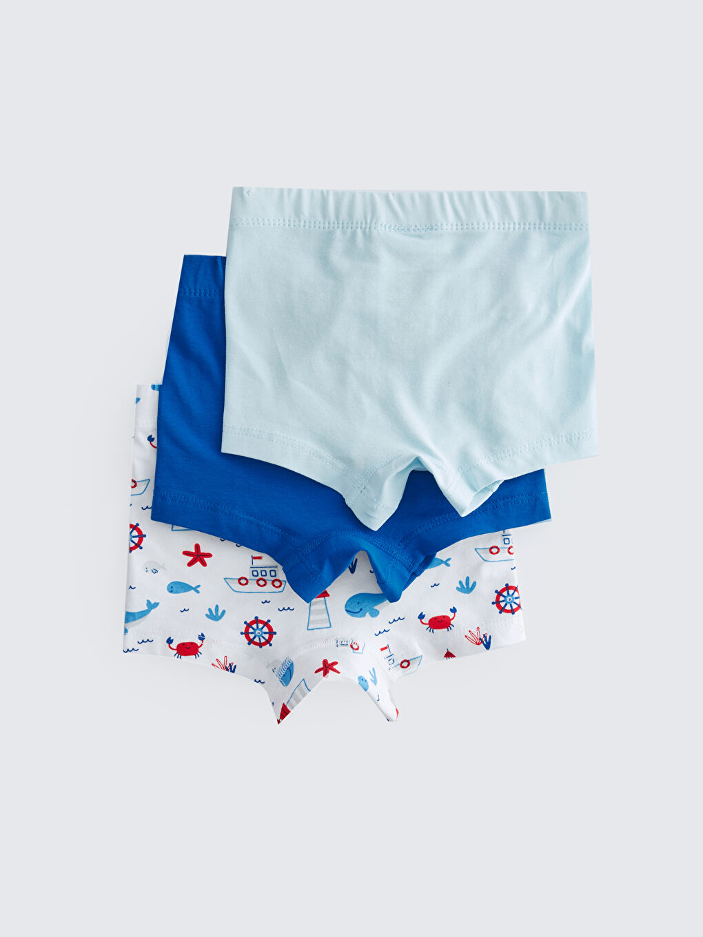 Boxer Bébé Garçon Imprimé Taille Élastique Lot de 3-1
