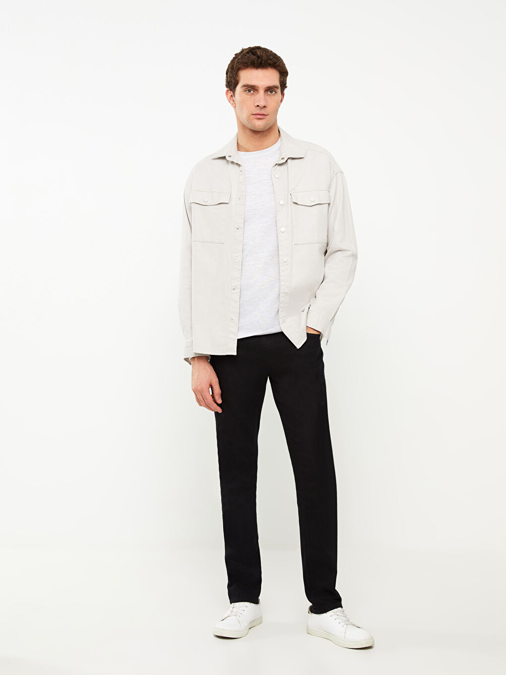 LCW ECO Slim Fit Men's Trousers -S3CR95Z8-CVL