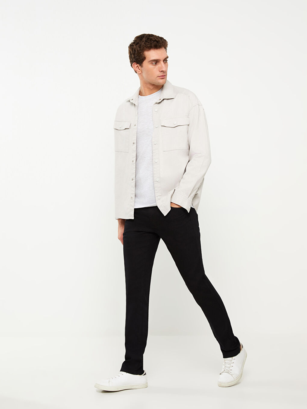LCW ECO Slim Fit Men's Trousers -S3CR95Z8-CVL