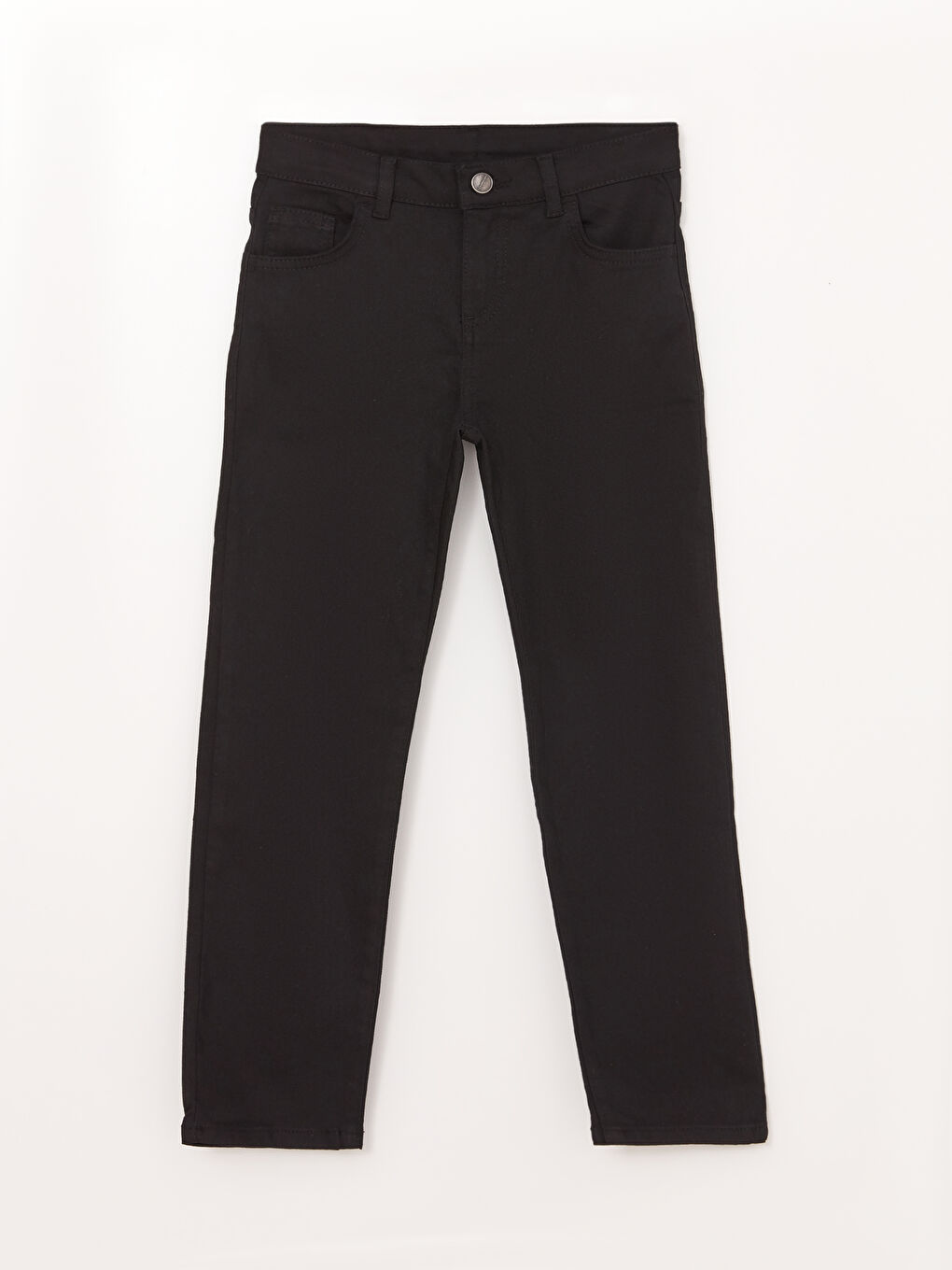 Siyah Beli Ayarlanabilir Lastikli Erkek Çocuk Pantolon