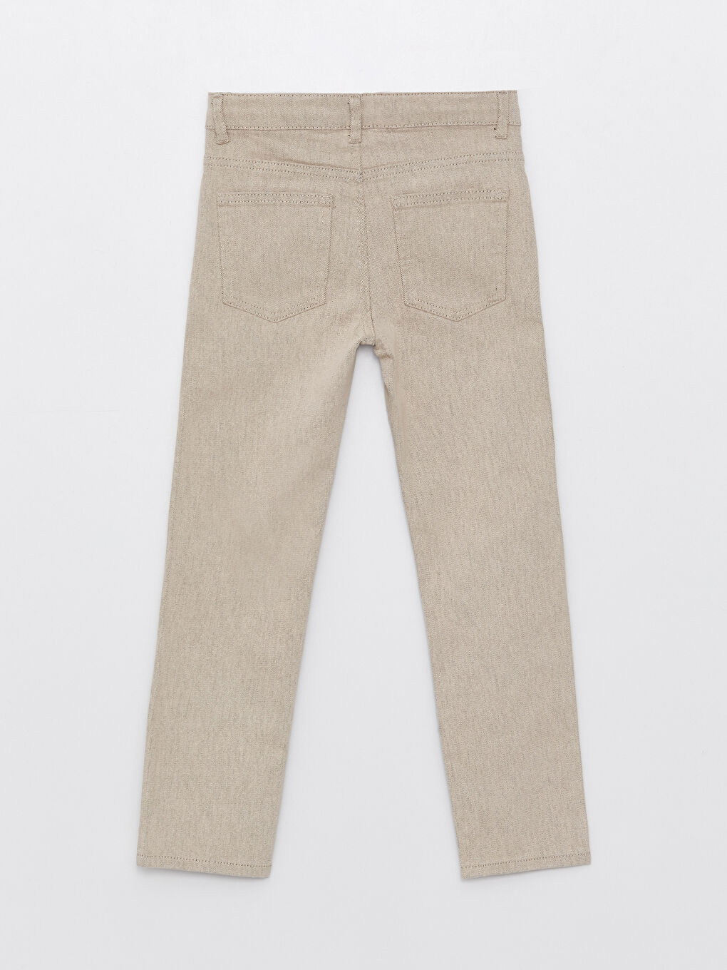 Bej Beli Ayarlanabilir Lastikli Erkek Çocuk Pantolon-3