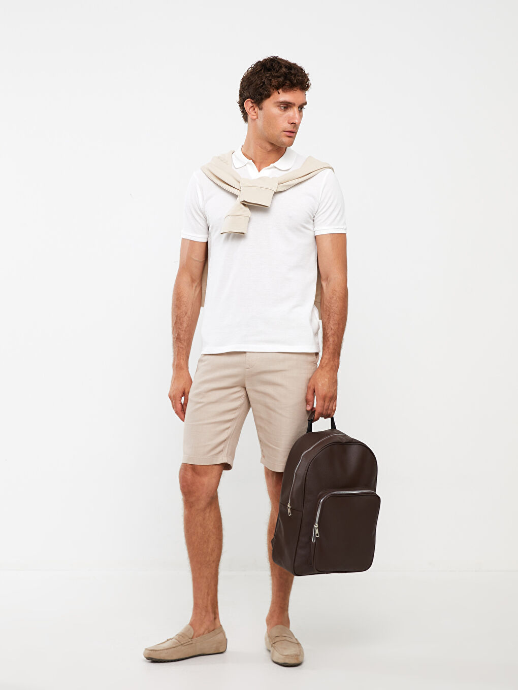 Slim Fit Binding Detail Men's Shorts -S3CS16Z8-RW0