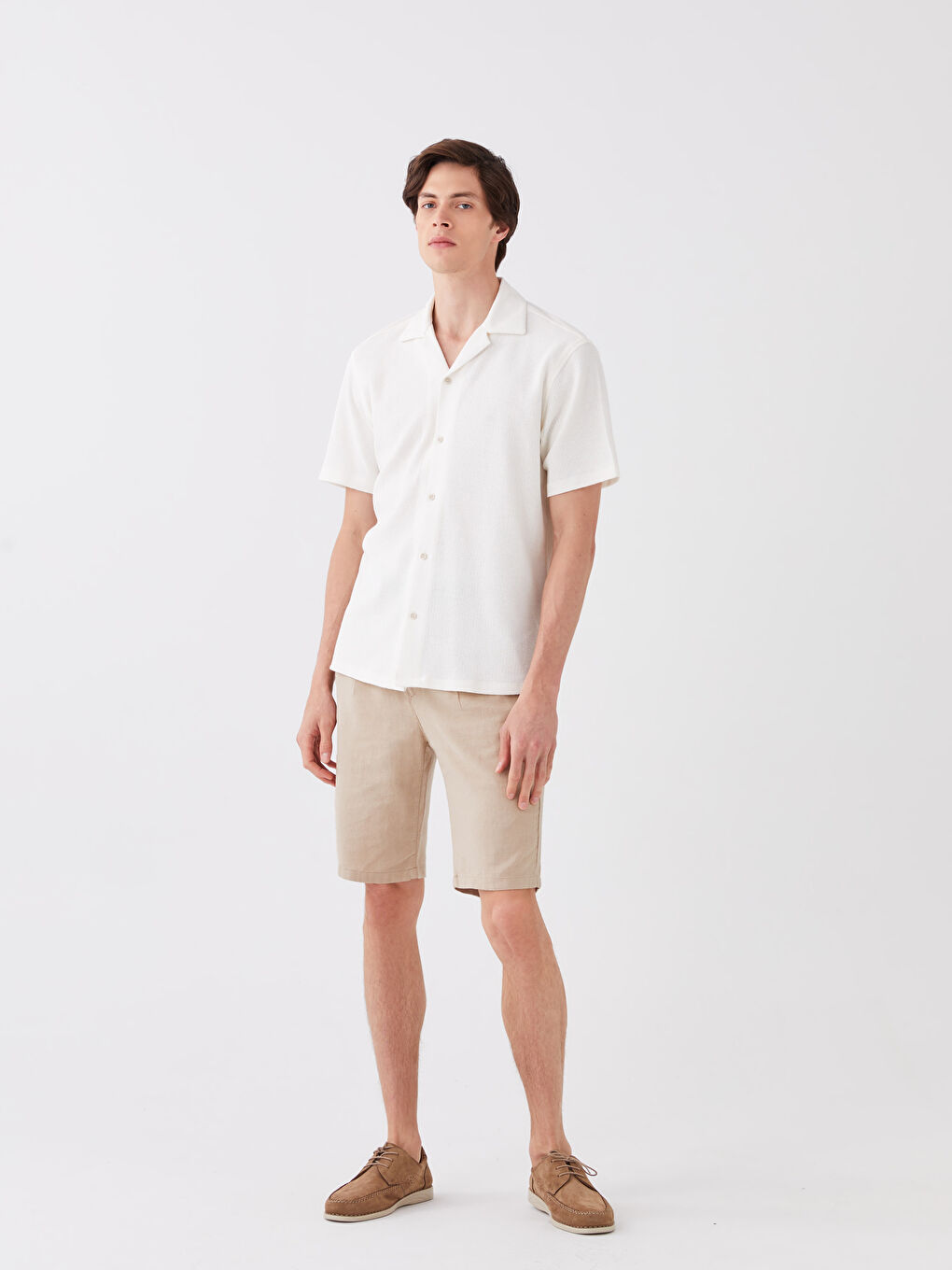 Regular Fit Short Sleeve Men's Shirt-2