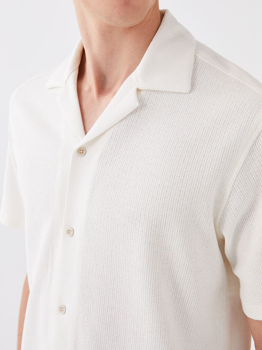 Regular Fit Short Sleeve Men's Shirt-3