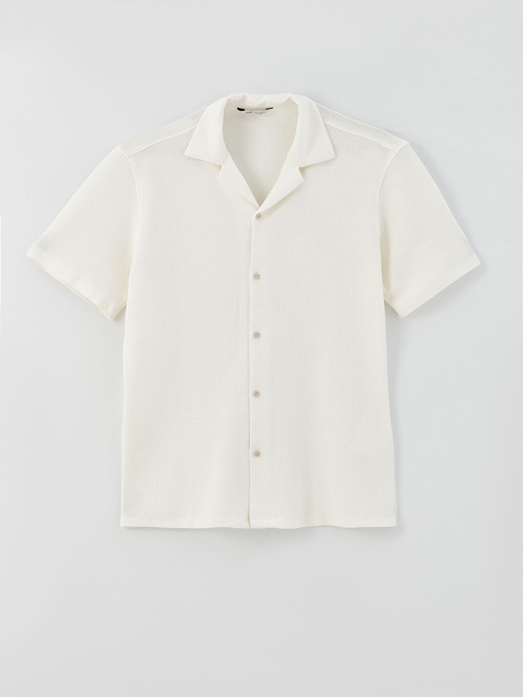 Regular Fit Short Sleeve Men's Shirt-5