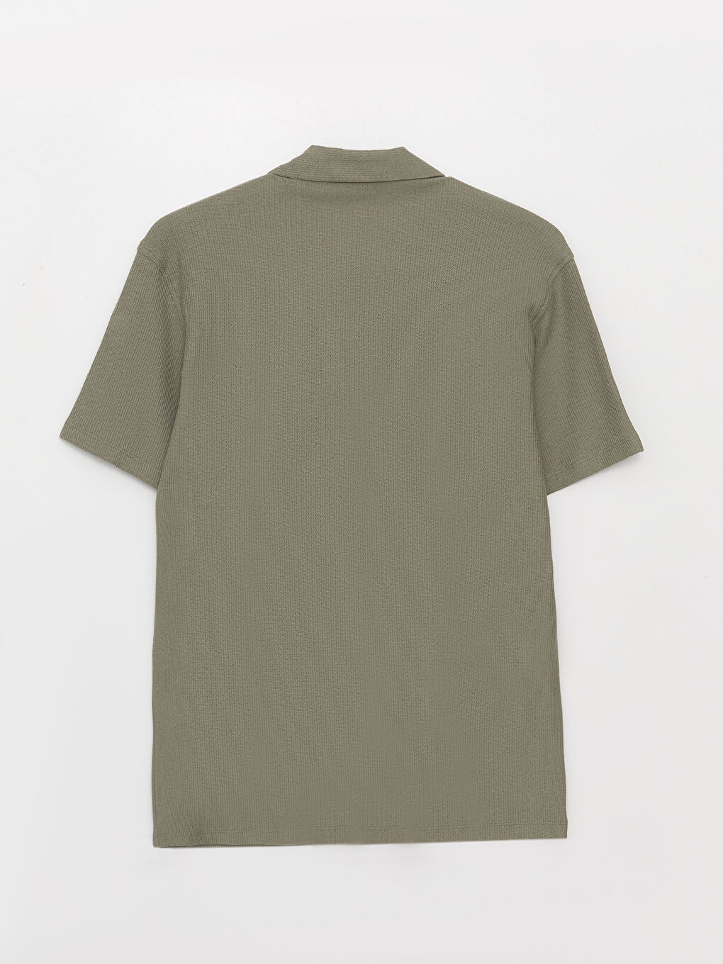 Yeşil Regular Fit Kısa Kollu Erkek Gömlek-6