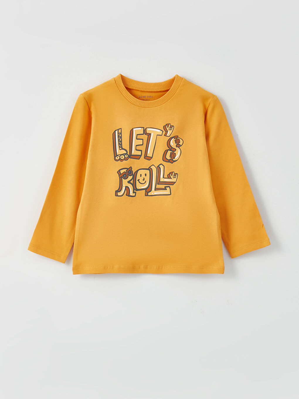 Tricou Bebeluși Băieți cu Mânecă Lungă și Guler Rotund Imprimat, Pachet de 2 Bucăți-2