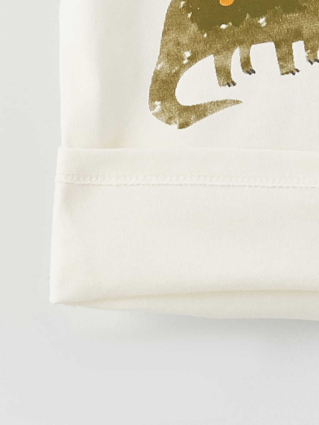 Tricou Bebeluși Băieți cu Mânecă Lungă și Guler Rotund Imprimat, Pachet de 2 Bucăți-3