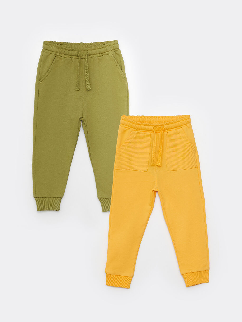 Elasticated Waist Basic Baby Boys' Sweatpants 2 Pack