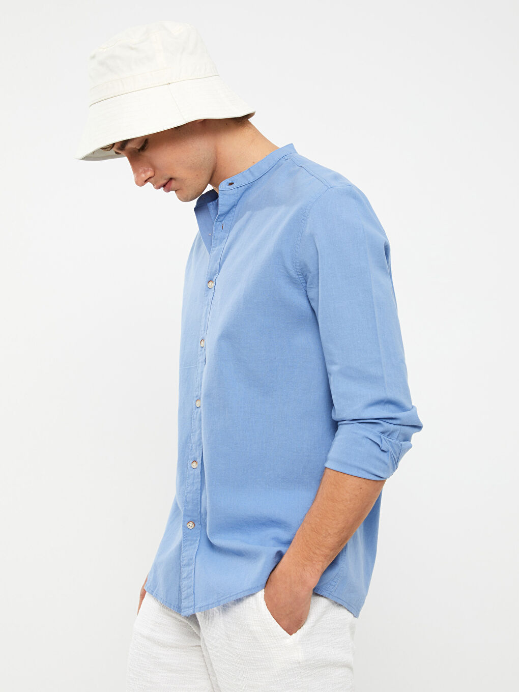 Chemise à Manches Longues Coupe Régulière pour Hommes