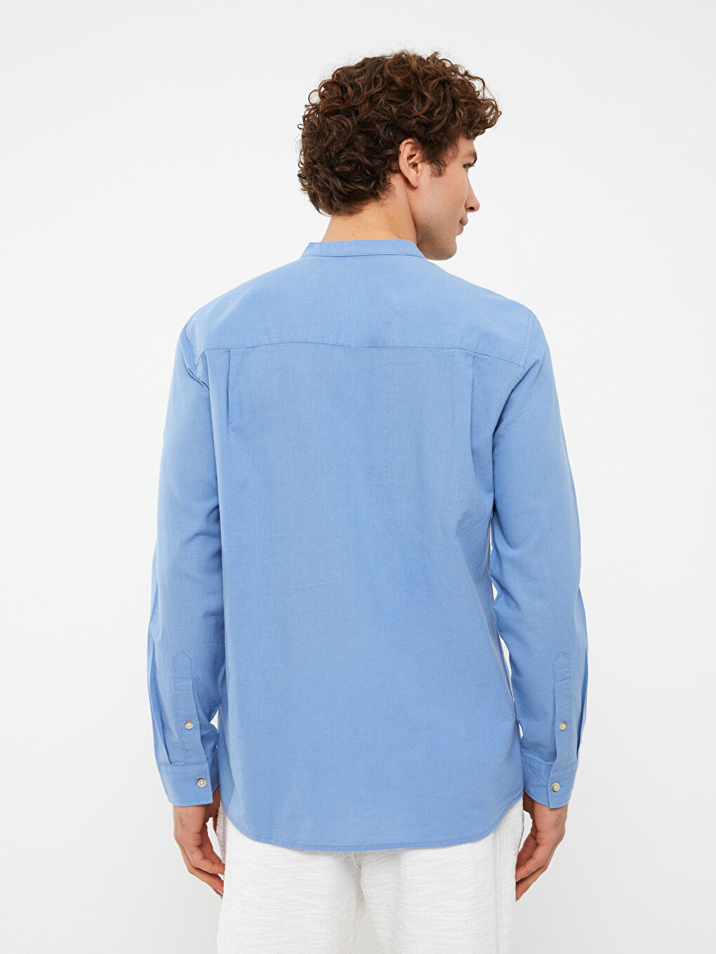Chemise à Manches Longues Coupe Régulière pour Hommes-4