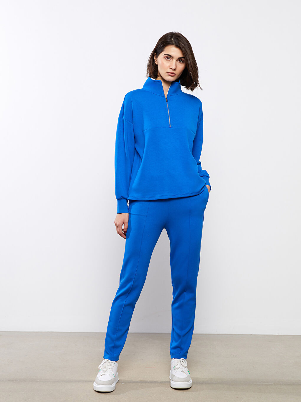 Women's Elasticated Waist Plain Sweatpants