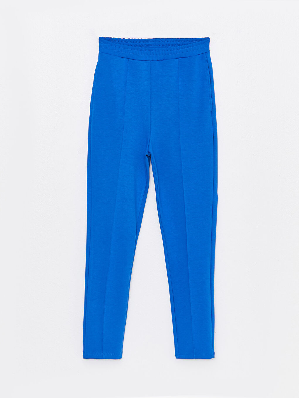Women's Elasticated Waist Plain Sweatpants-5