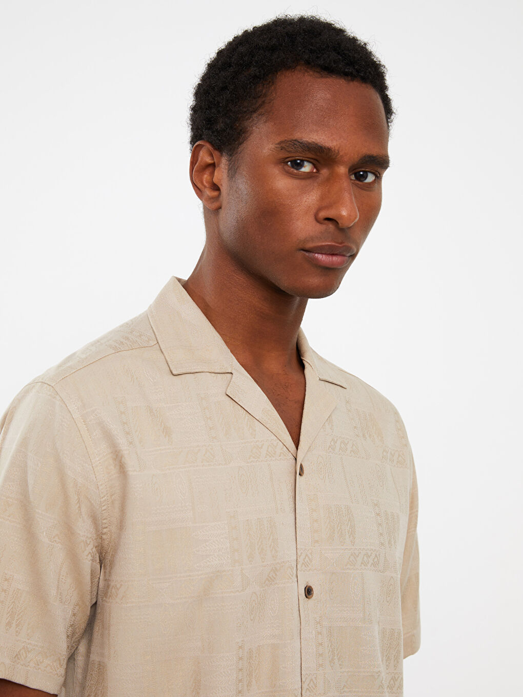 Regular Fit Short Sleeve Men's Shirt